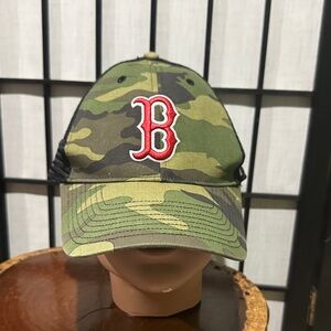 Boston Red Sox ‘47 Camo Baseball Trucker Cap Adj Size